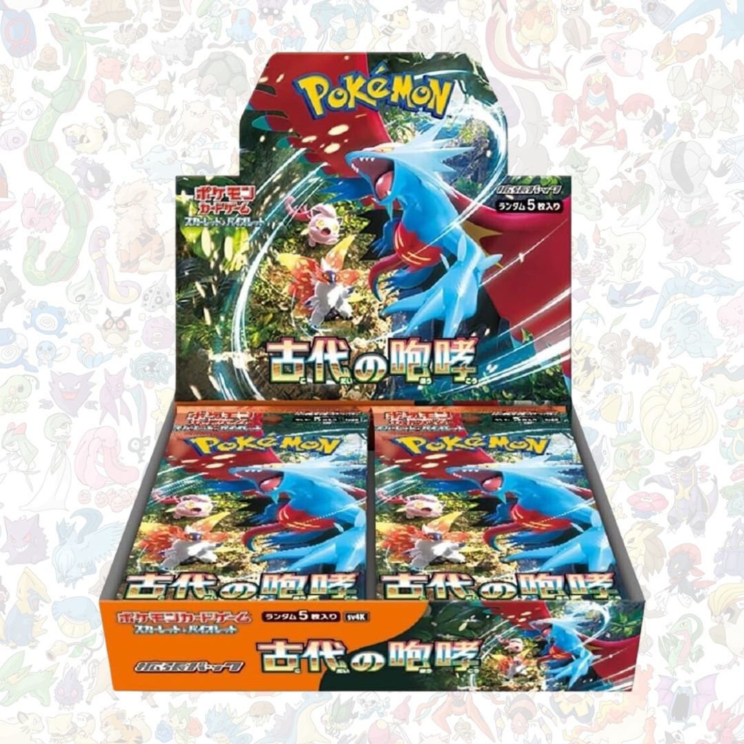 Pokemon Japanese Scarlet & Violet Ancient Roar sv4K Booster Box