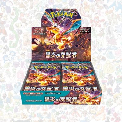 Pokemon Japanese Scarlet & Violet Ruler of the Black Flame sv3 Booster Box