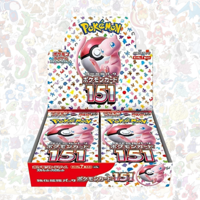 Pokemon Japanese Scarlet & Violet 151 SV2a Booster Box